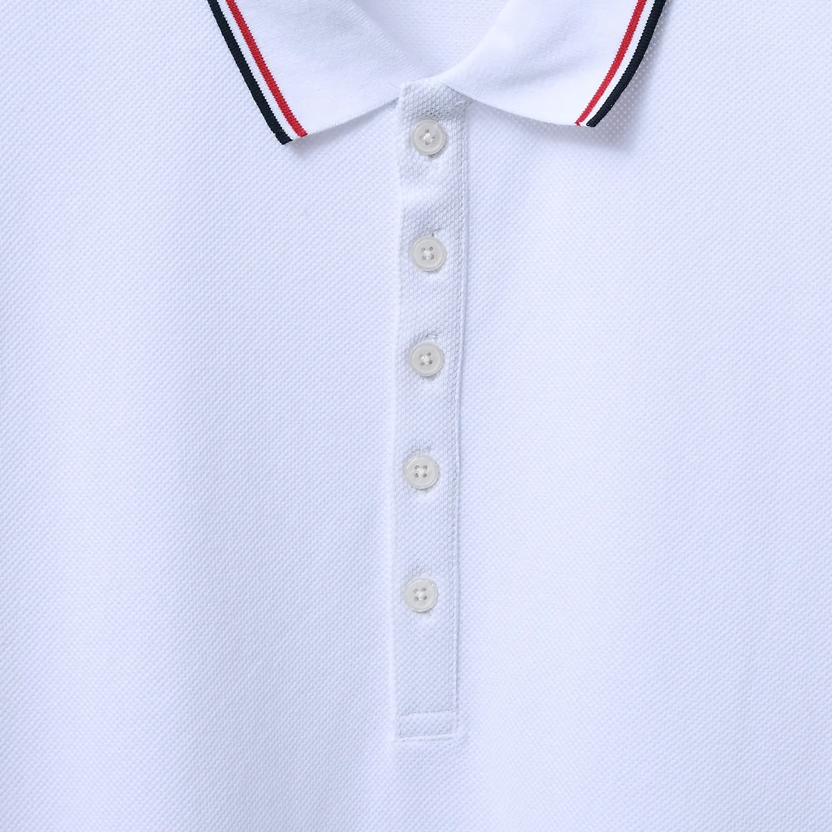 ：T 029（TB POLO ） THOM BROWNE TB 260 POLO 260 Authentic Factory Quality Same Style + Authentic Size：0/1/2/3/4 ：White/Black/Navy Blue/Gray